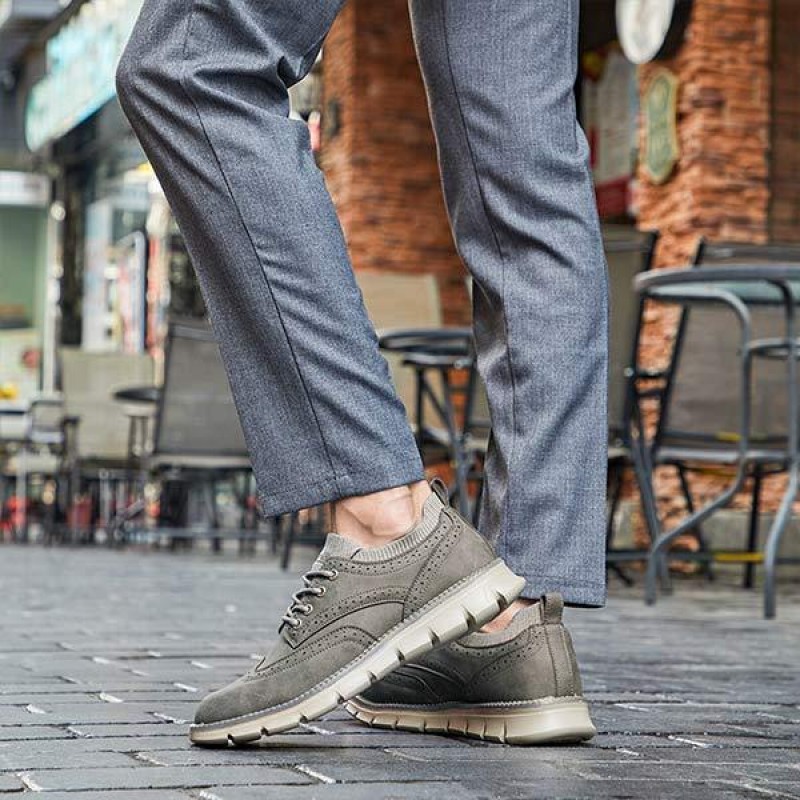 MENS BROGUE CASUAL LEATHER SHOES 08195238