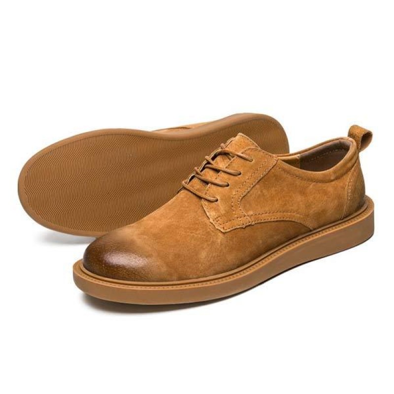 MENS ROUND TOE LACE UP OXFORD SHOES 87635030