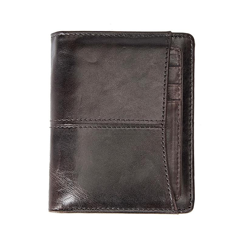 Mens Vintage Leather Large Capacity SIM Card Holder Wallet 98597500Y