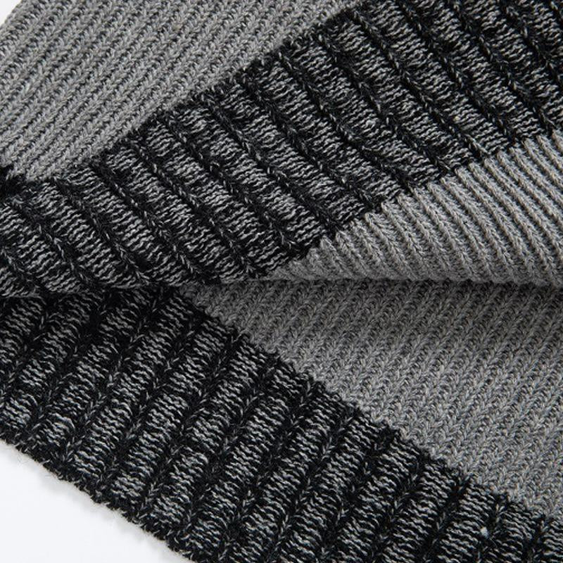 Mens Slim Knit Pullover Neck Sweater 30022659X