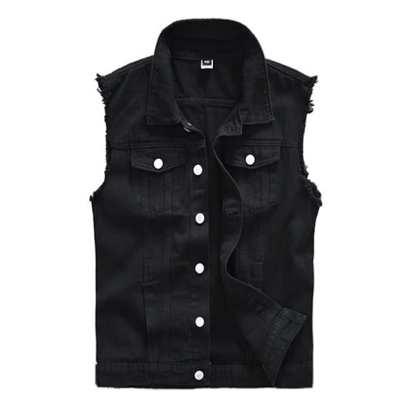 Mens Casual Denim Vest 69645084M