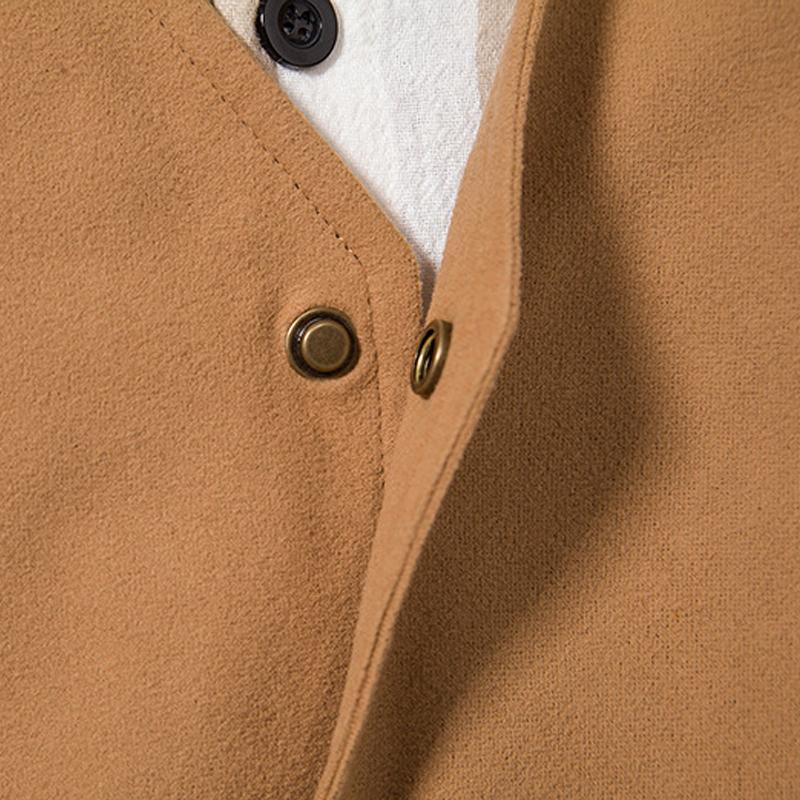 Mens Vintage Single Breasted V-Neck Vest 90585005X