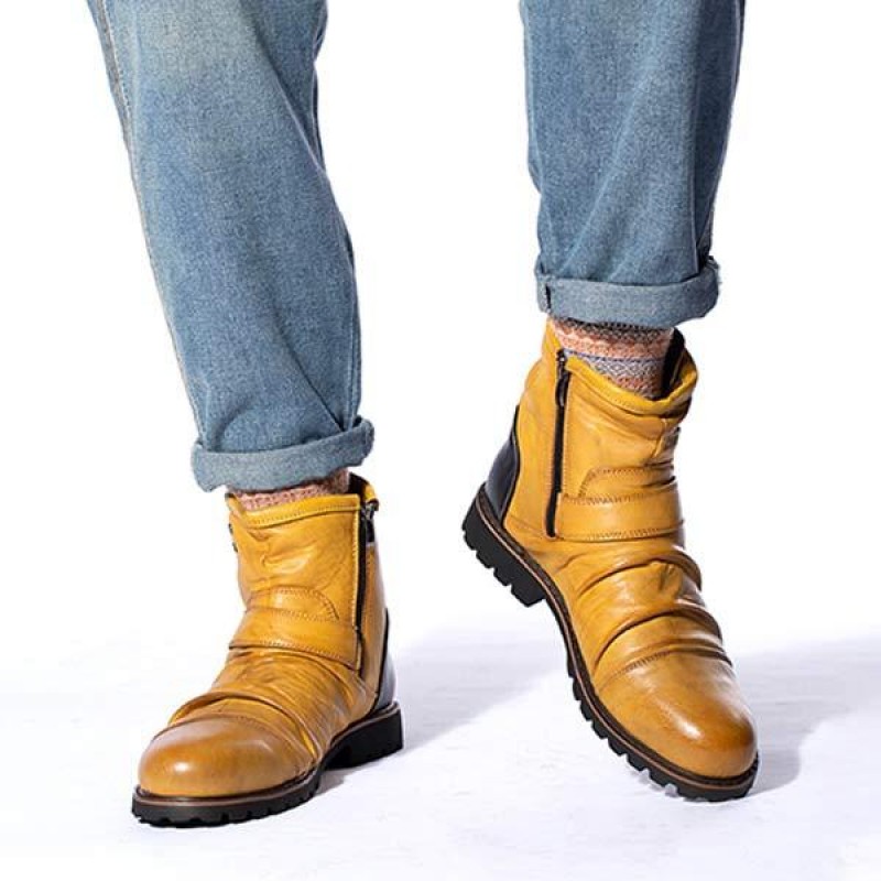 MENS VINTAGE CRINKLE BOOTIES 41547719C