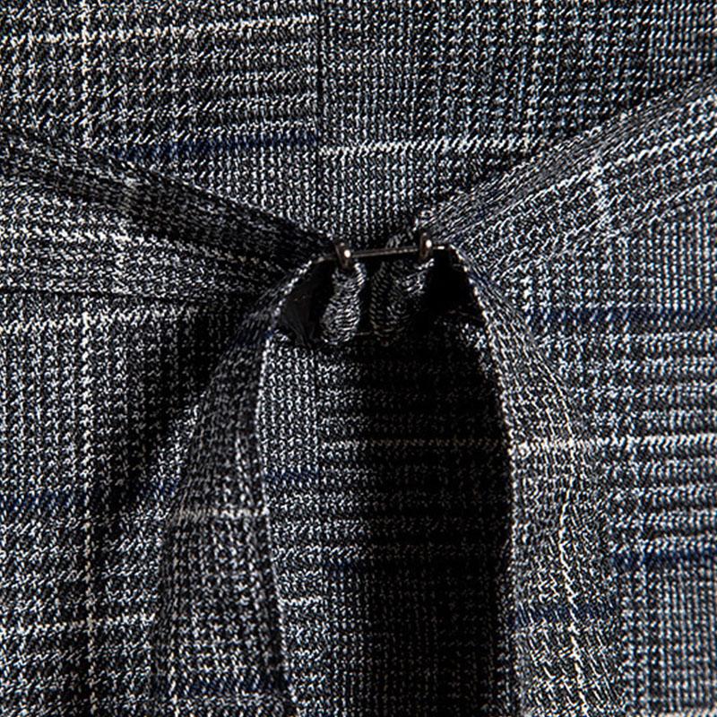 Mens Double Breasted Slim Fit Vintage Suit Vest (Shirt And Tie Excluded) 93941750M