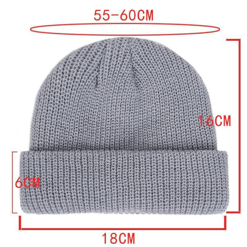 MenS Solid Color Warm Knitted Hat 81557867Y
