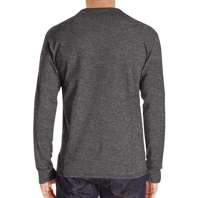 Mens Casual Round Neck Long Sleeve Henley T-Shirt 56786734M