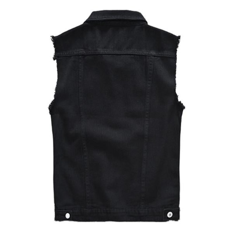 Mens Casual Denim Vest 69645084M