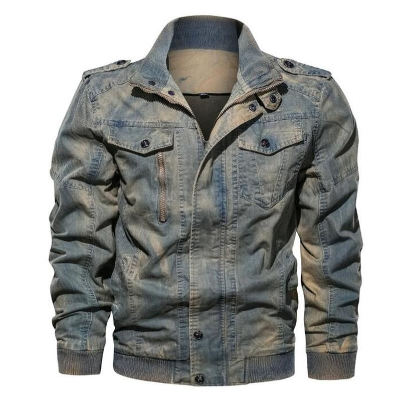 Mens Vintage Distressed Cargo Jackets 94793444Y