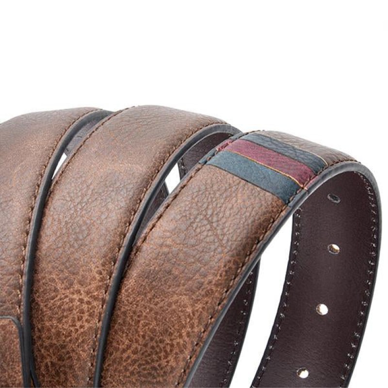 VINTAGE COWHIDE BELT 69516796M