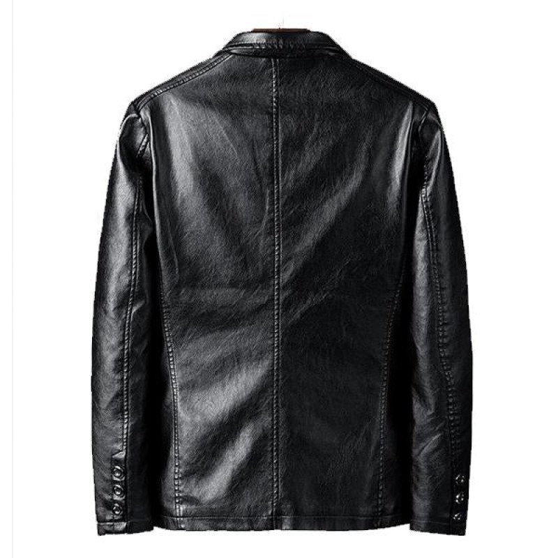 Mens Vintage Motorcycle Leather Blazer 07804226X