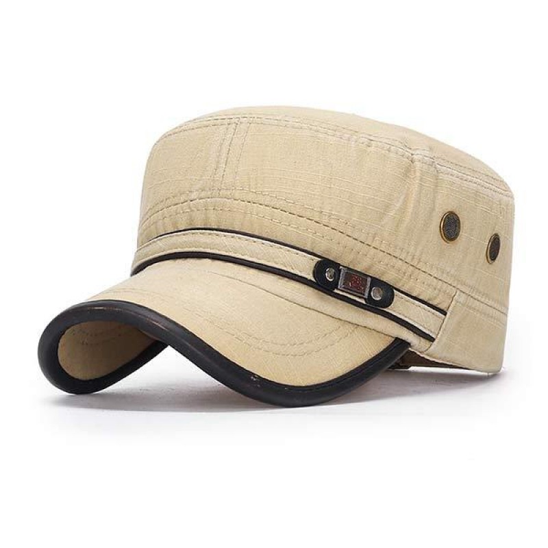 Mens Leather Brim Vintage Hat 86827533W