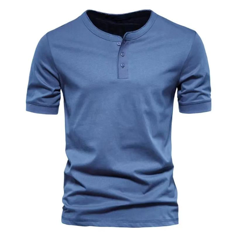 Mens Solid Color Short Sleeve T-Shirt 23111053Y
