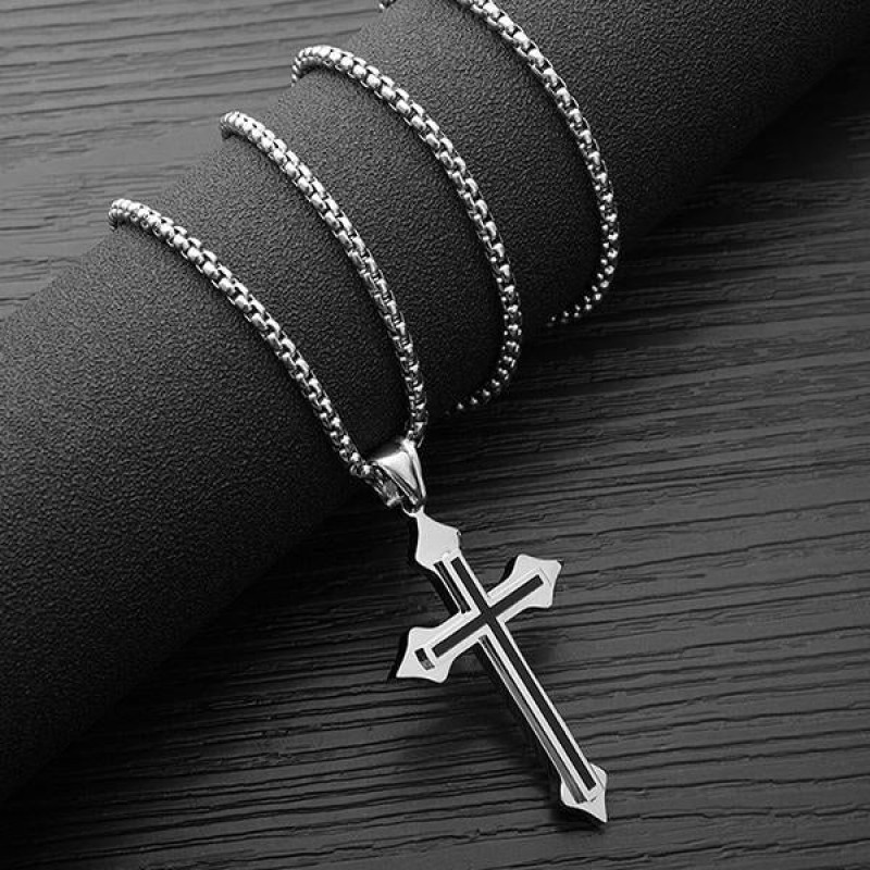CROSS NECKLACE 24334738M