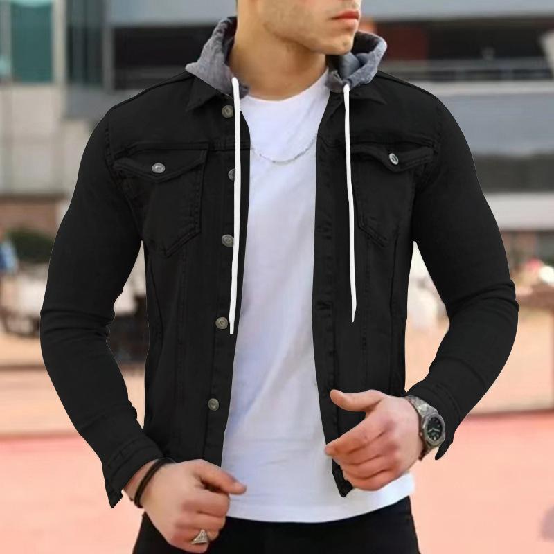 Mens Hooded Workwear Multi-Pocket Jacket 53780015X