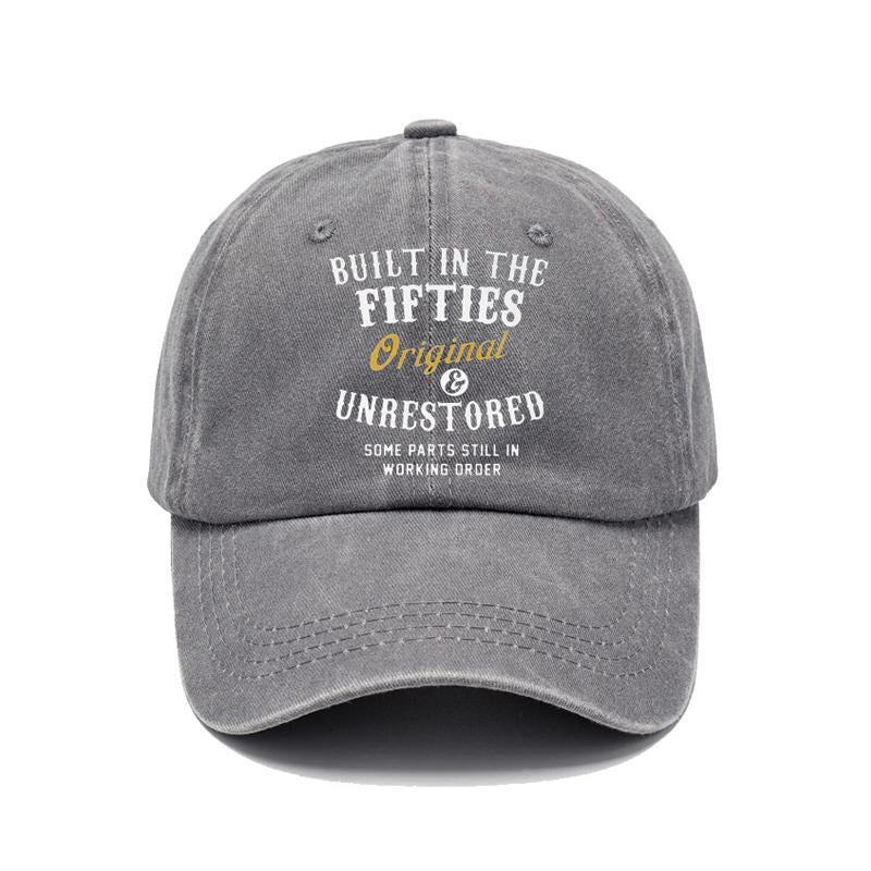 Mens Vintage Letter Print Cap 75166682Y
