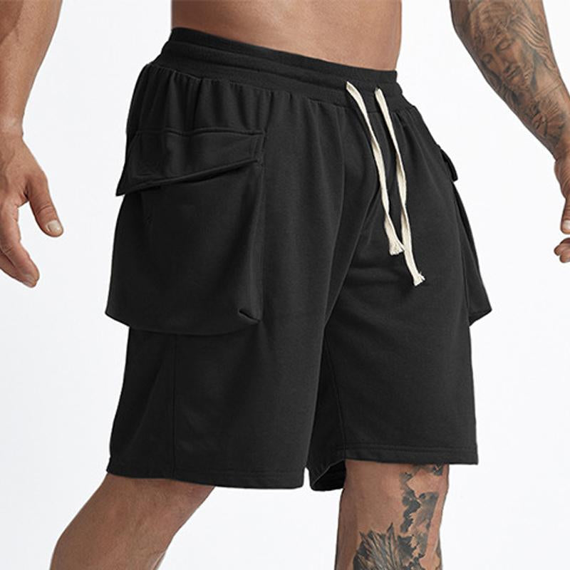 Mens Casual Multi-Pocket Sports Shorts 97827364Y