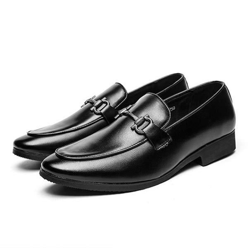 MENS SLIP-ON LEATHER SHOES 14935681