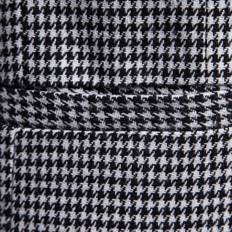 Mens Casual Plaid Lapel Blazer 44845915M