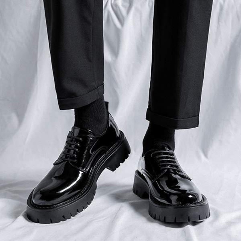 MENS PLATFORM LACE UP SHOES 35470566
