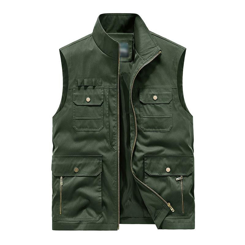 Mens Casual Outdoor Multi-pocket Workwear Vest 28458245M