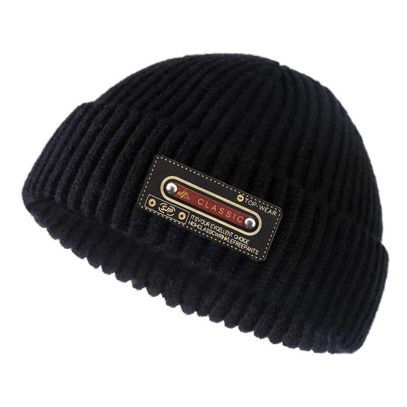 MenS Solid Color Warm Knitted Hat 81557867Y
