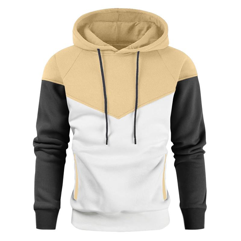 Mens Colorblock Color Contrast Sports Sweatshirt 35222976X