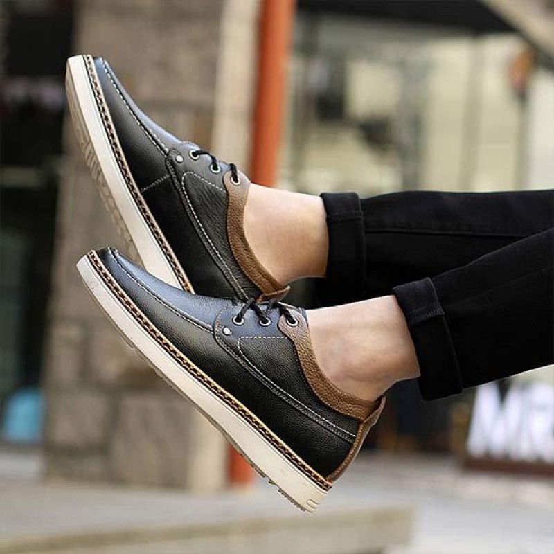 MENS CASUAL BUSINESS LEATHER SHOES 23583763