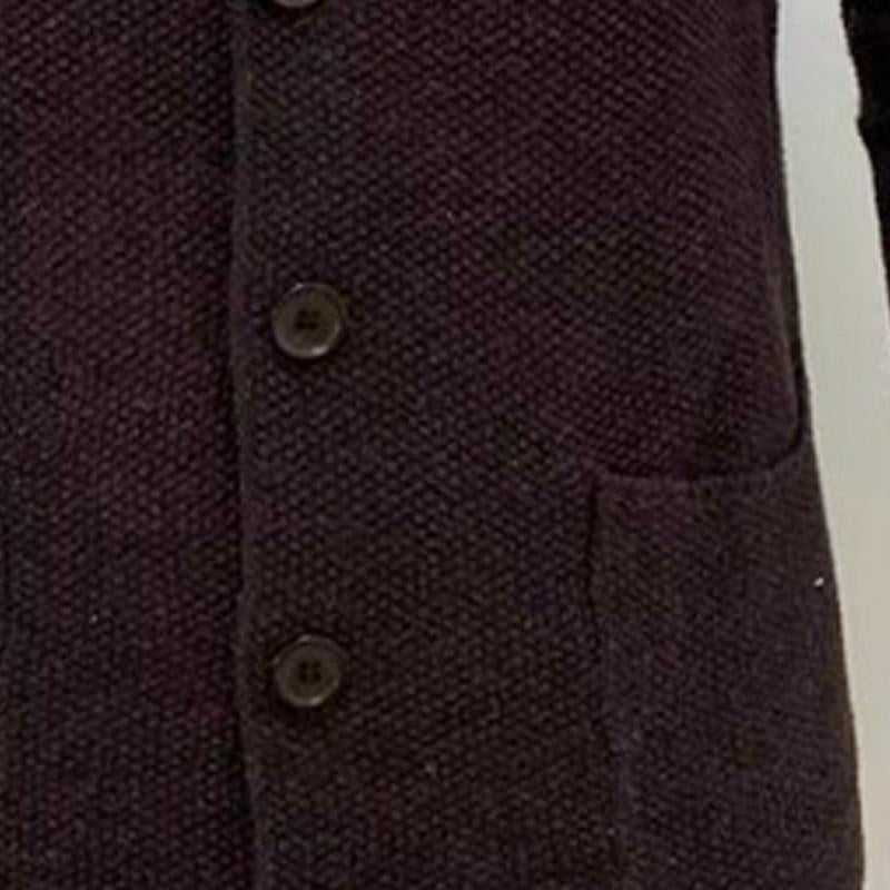 Mens Knitted Vintage Long Sleeve Jacket 41740990X