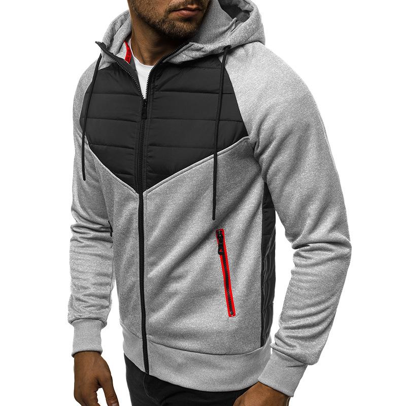 Mens Casual Zipper Hoodie Jacket 40406042X