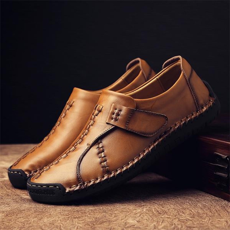MENS HANDMADE LEATHER SHOES 65409772M