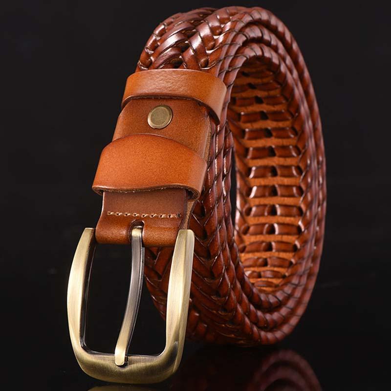 Mens Braided Leather Belt 18488144Q