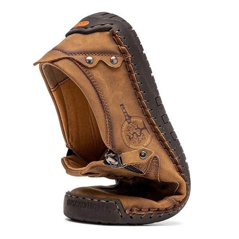 MENS VINTAGE CASUAL LEATHER SHOES 90893563