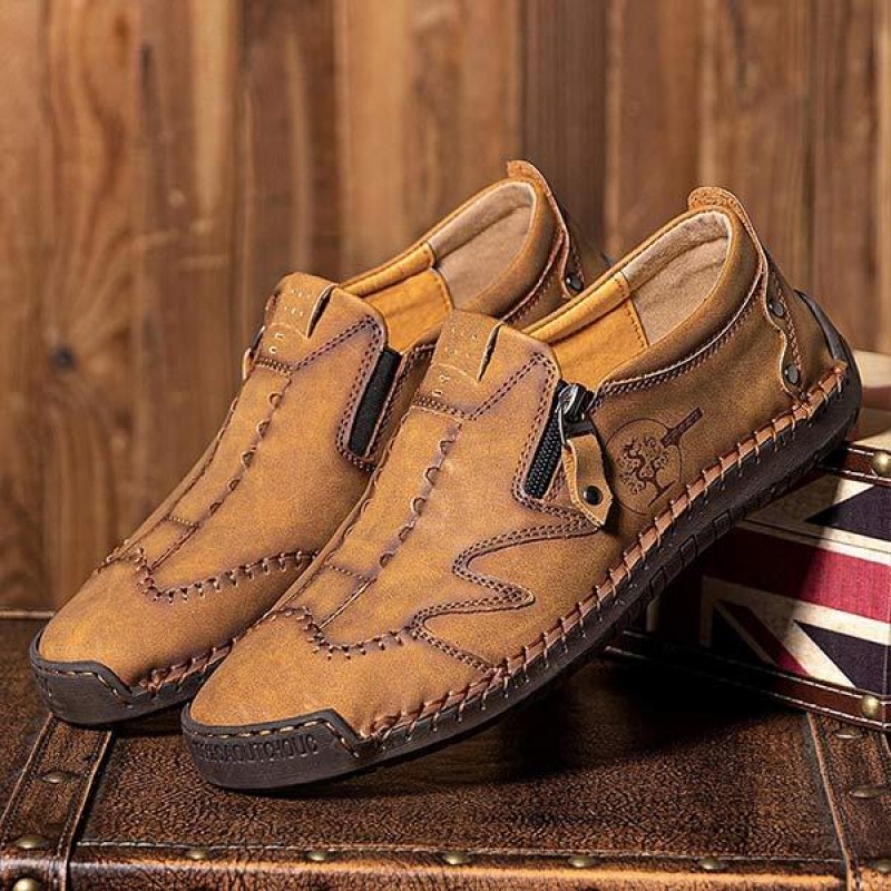 MENS VINTAGE CASUAL LEATHER SHOES 90893563