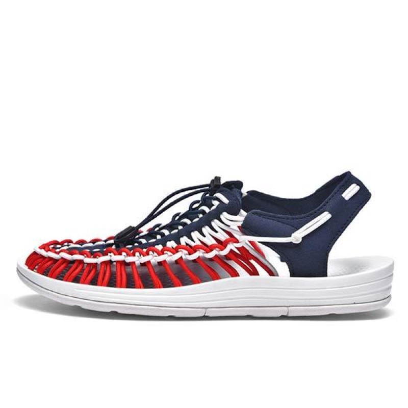 MENS HANDWOVEN BEACH SANDALS 53152187