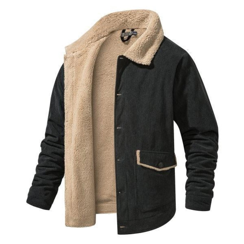 Mens Corduroy Plus Size Heavy Duty Work Jacket 50838208M