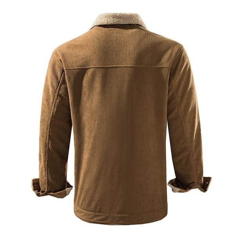 Mens Corduroy Plus Size Heavy Duty Work Jacket 50838208M