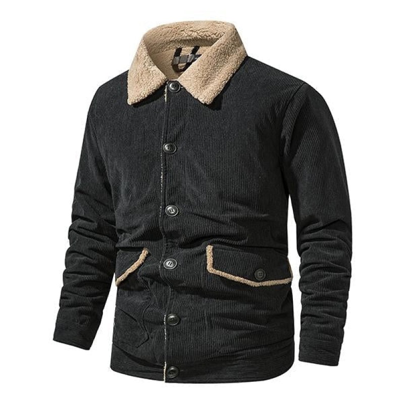 Mens Corduroy Plus Size Heavy Duty Work Jacket 50838208M
