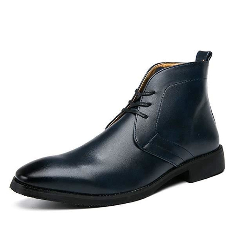 MENS LACE UP ANKLE BOOTS 10418499
