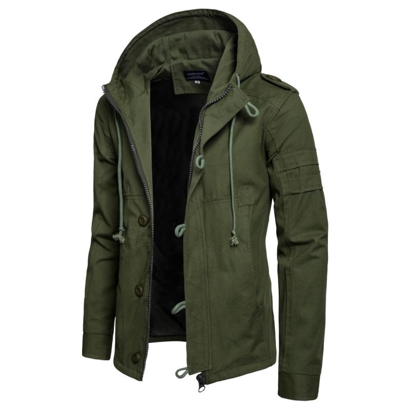 Mens Casual Hooded Work Jacket 05512469M