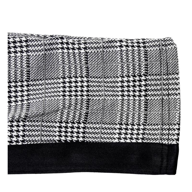 Mens Casual Plaid Stitching Pencil Trousers 86654549M
