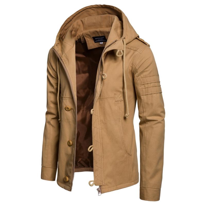 Mens Casual Hooded Work Jacket 05512469M