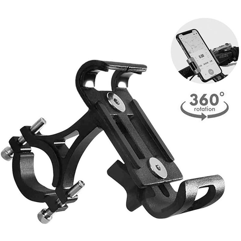 Bike Phone Holder Mount Aluminum Alloy For 3.5 - 6.5
