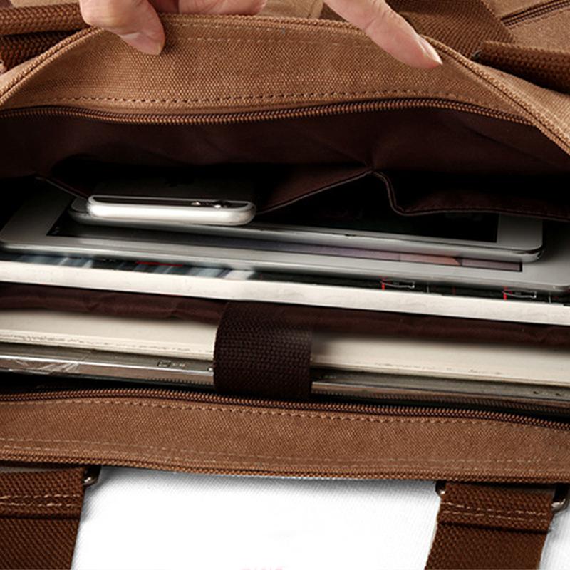 Mens Canvas Briefcase 41920168Q