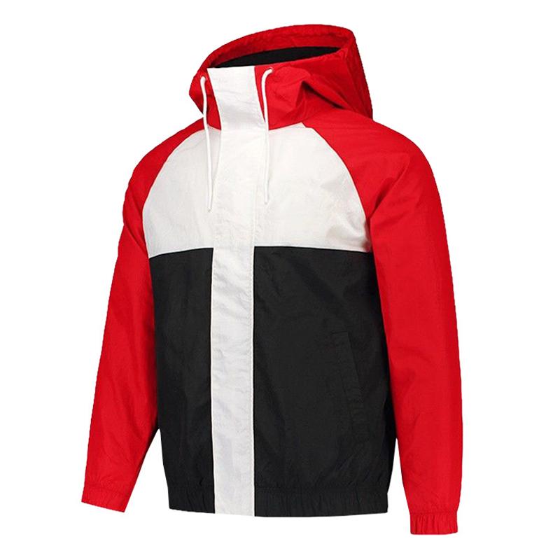 Mens Color Block Windproof Running Jacket 43266906Z