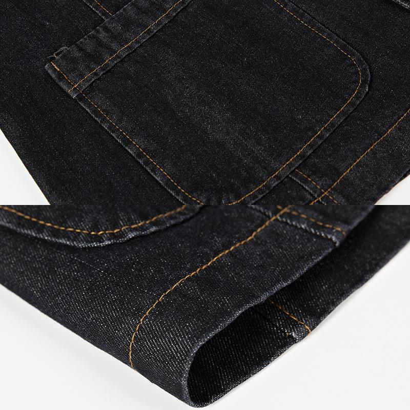 Mens Notch Lapel Denim Casual Blazer 69588916Z