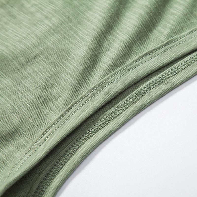 Mens Solid Hooded Henley Collar Sleeveless Cotton Tank Top 52780770Z