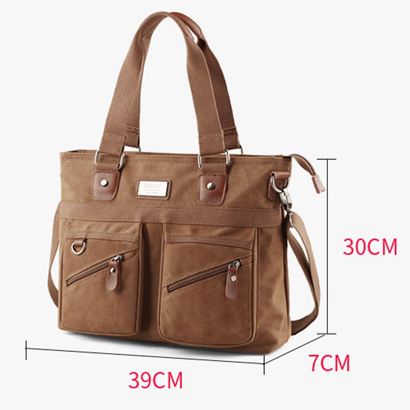 Mens Canvas Briefcase 41920168Q