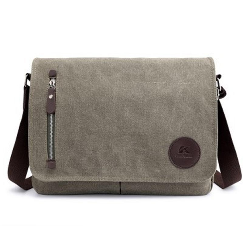 Mens Shoulder Canvas Briefcase 49537202Q