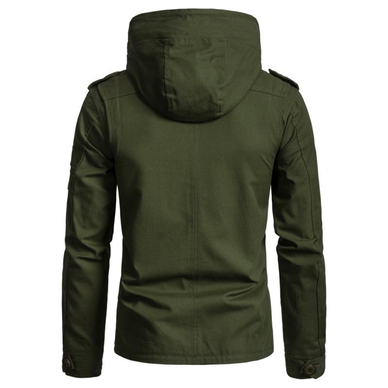 Mens Casual Hooded Work Jacket 05512469M