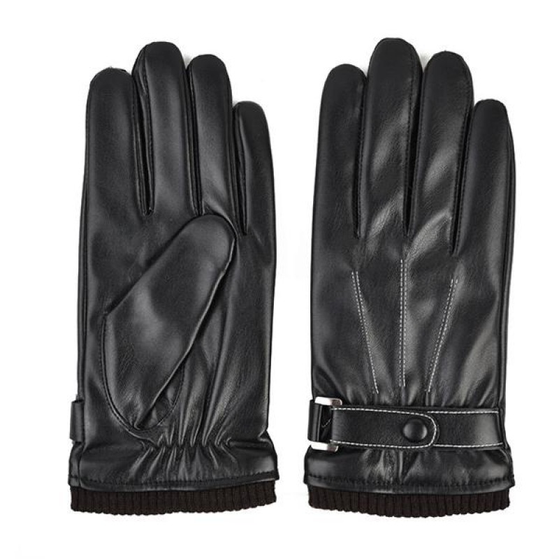 WARM LEATHER GLOVES
